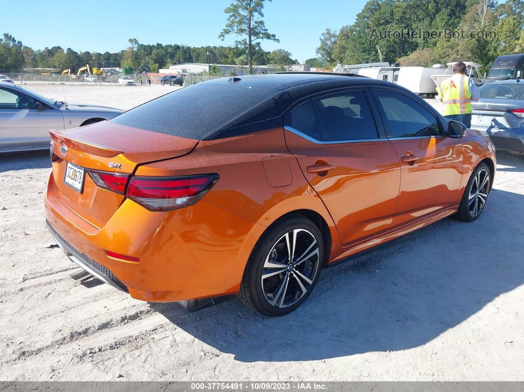 2023 Nissan Sentra Sr Xtronic Cvt Orange vin: 3N1AB8DV4PY286554