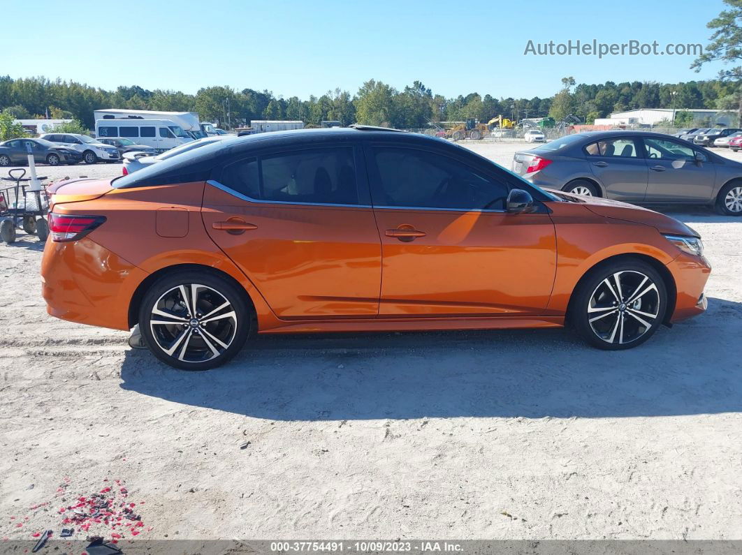 2023 Nissan Sentra Sr Xtronic Cvt Orange vin: 3N1AB8DV4PY286554