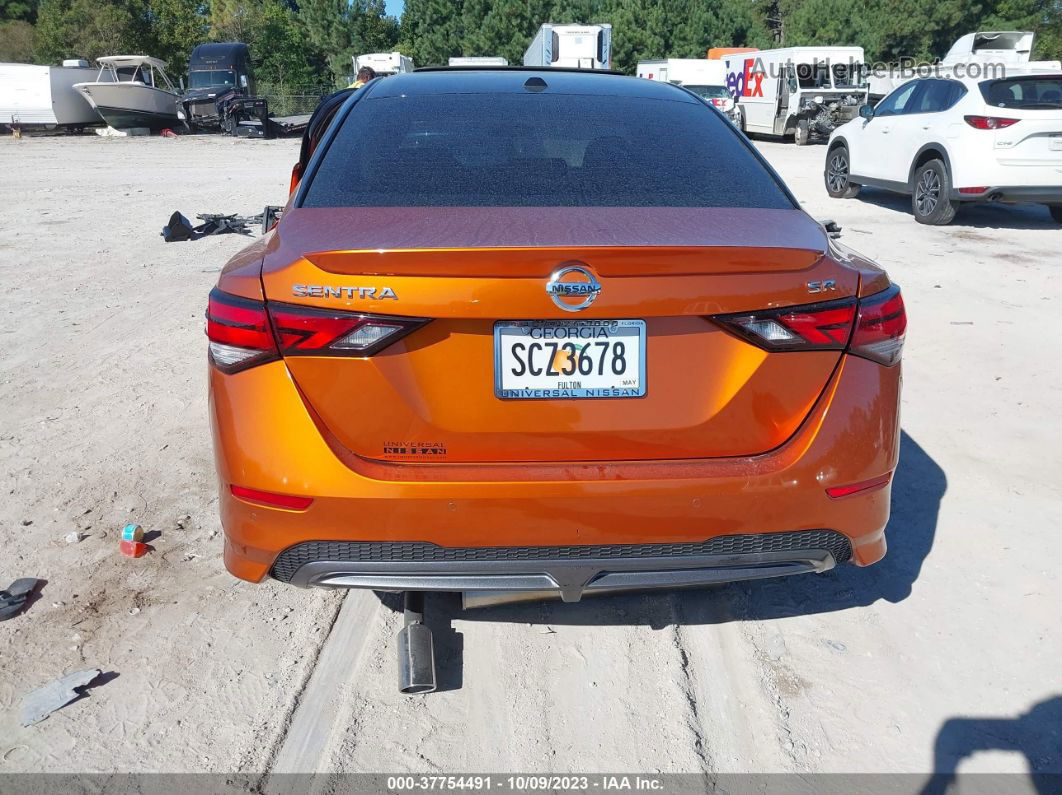 2023 Nissan Sentra Sr Xtronic Cvt Orange vin: 3N1AB8DV4PY286554