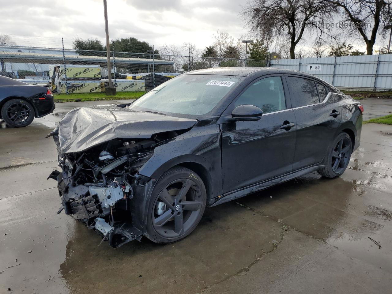 2023 Nissan Sentra Sr Black vin: 3N1AB8DV4PY292077