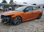 2020 Nissan Sentra Sr Orange vin: 3N1AB8DV5LY222176