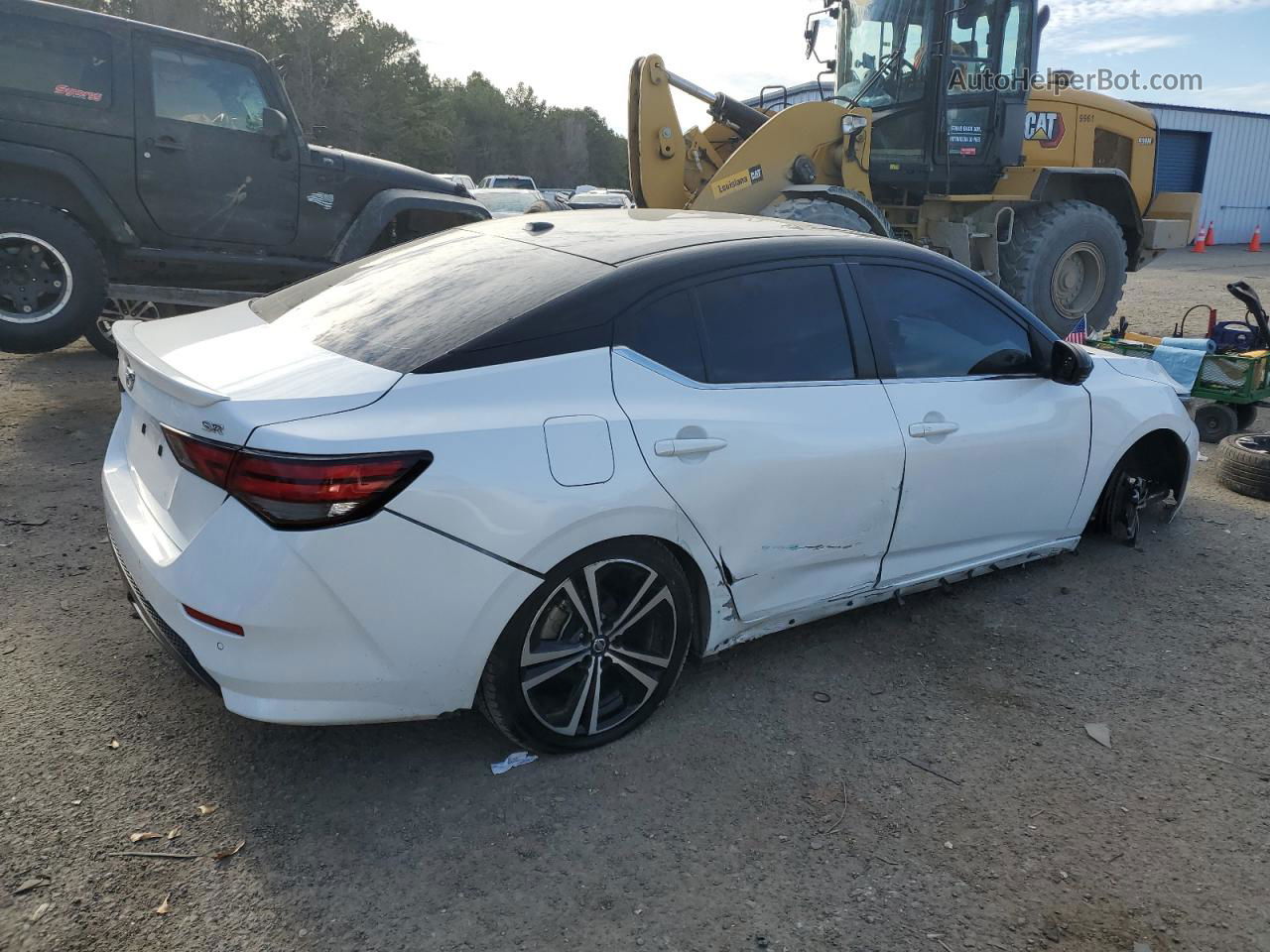 2020 Nissan Sentra Sr White vin: 3N1AB8DV5LY238569