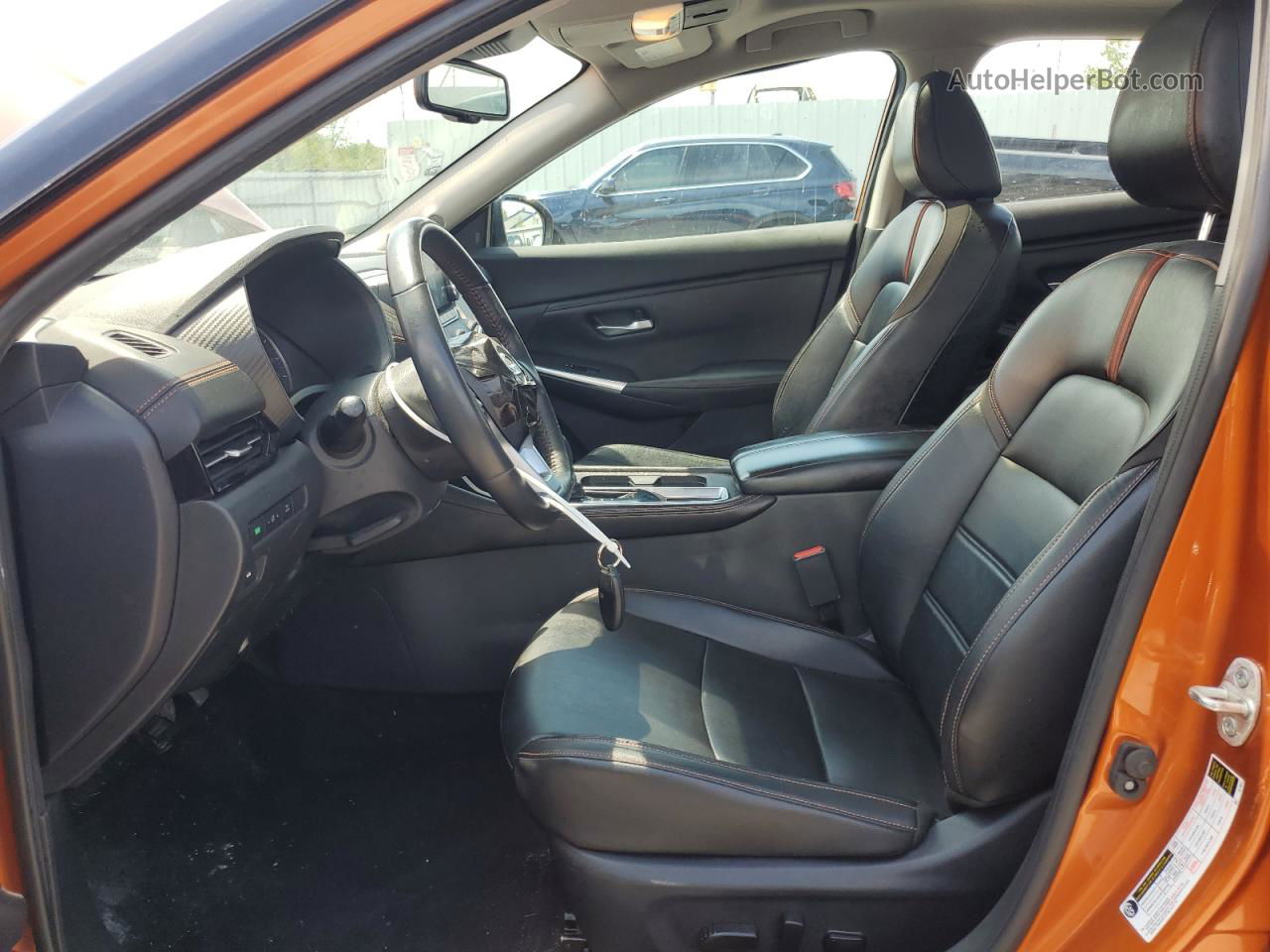 2020 Nissan Sentra Sr Orange vin: 3N1AB8DV5LY287545