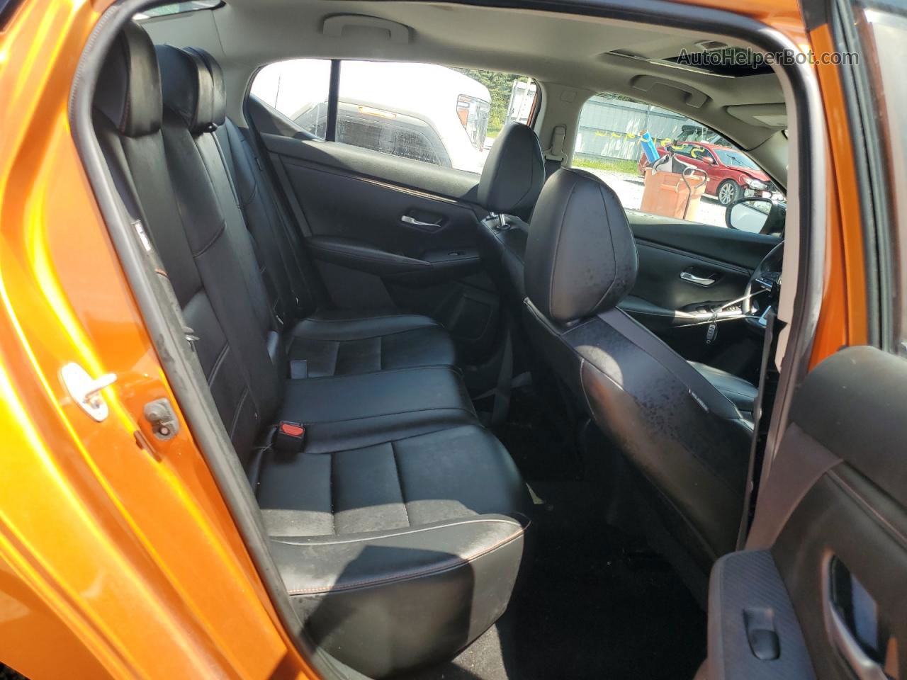 2020 Nissan Sentra Sr Orange vin: 3N1AB8DV5LY287545