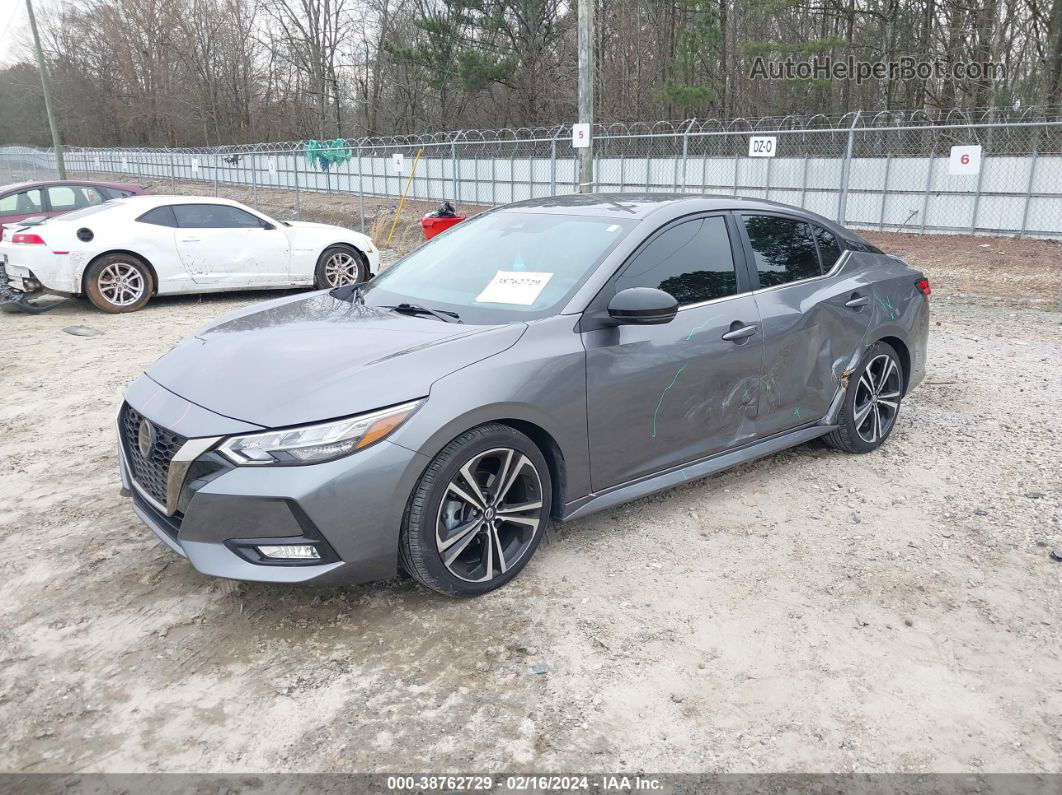 2020 Nissan Sentra Sr Xtronic Cvt Gray vin: 3N1AB8DV5LY288985