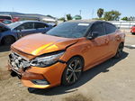 2021 Nissan Sentra Sr Orange vin: 3N1AB8DV5MY230487