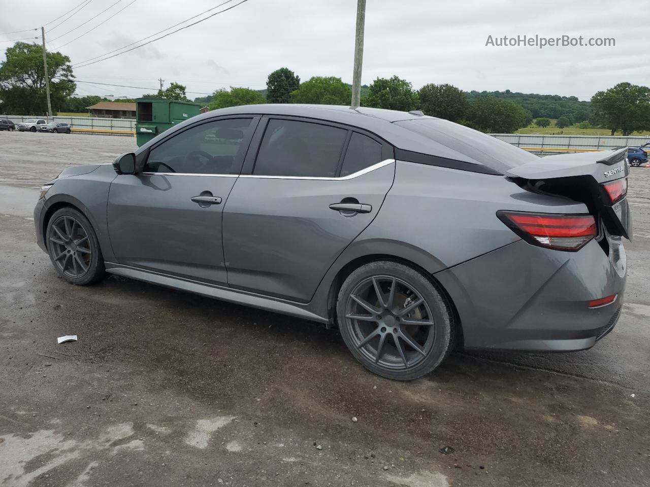 2021 Nissan Sentra Sr Charcoal vin: 3N1AB8DV5MY297834