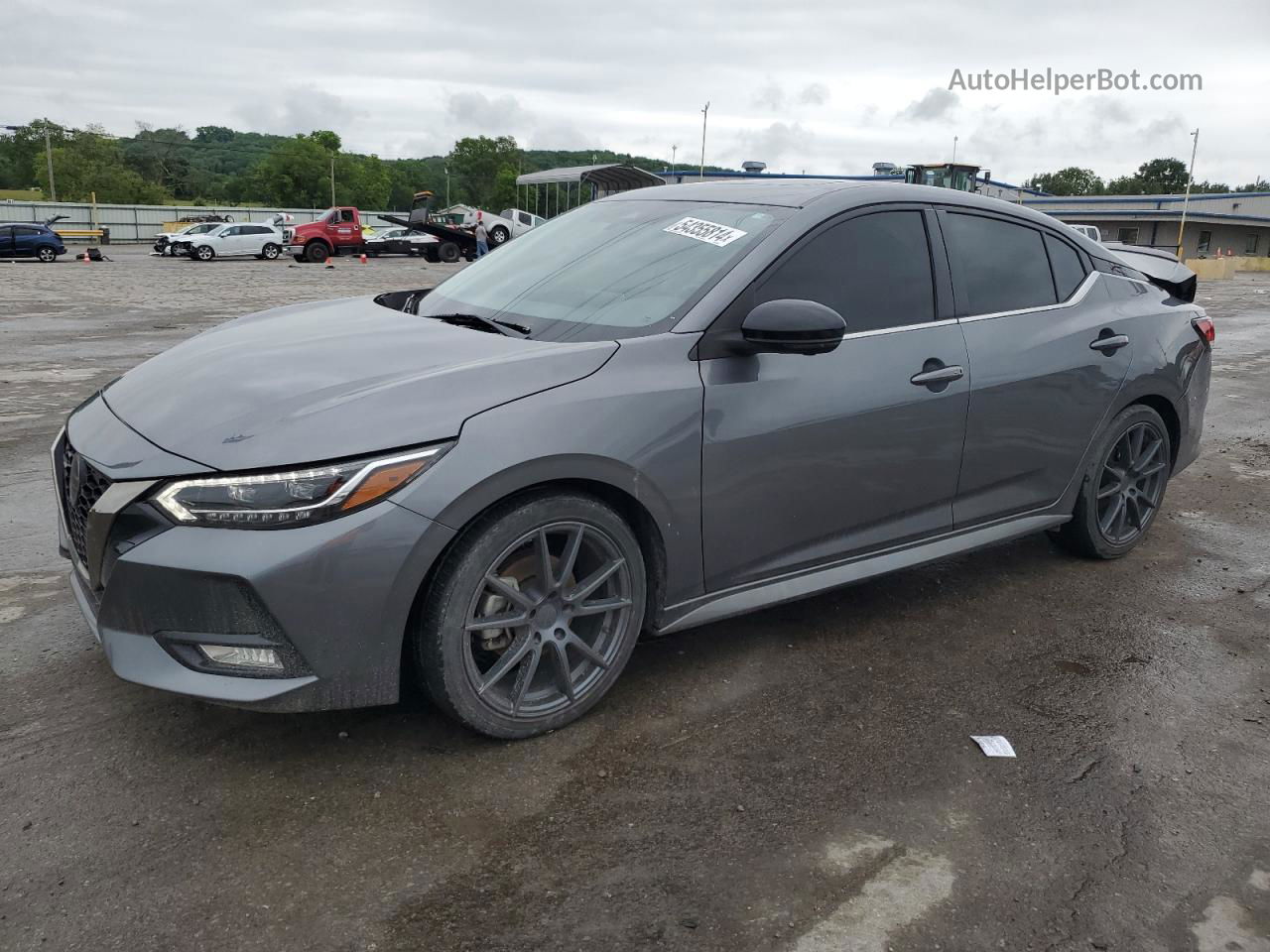 2021 Nissan Sentra Sr Charcoal vin: 3N1AB8DV5MY297834