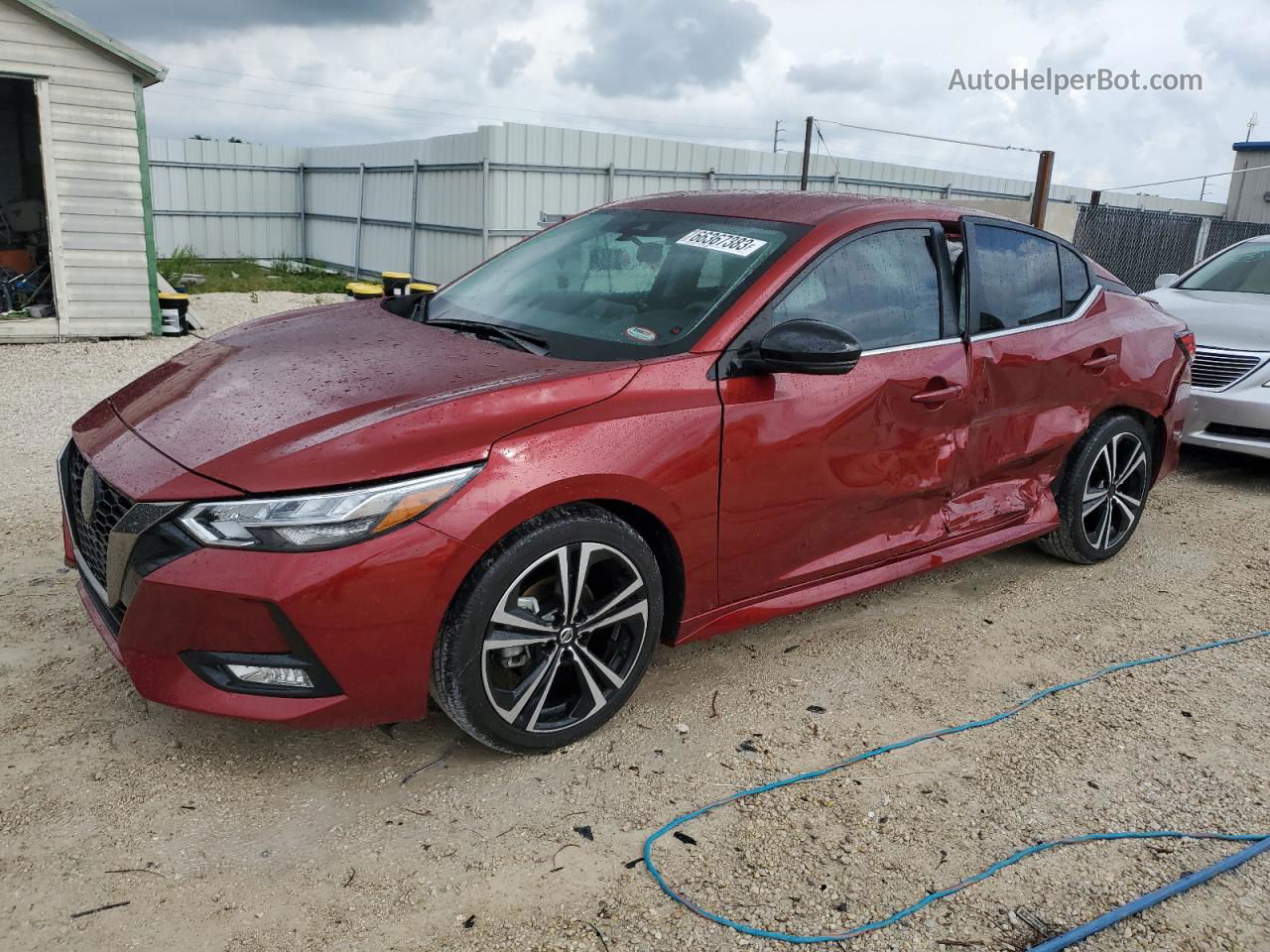 2023 Nissan Sentra Sr Red vin: 3N1AB8DV5PY242174