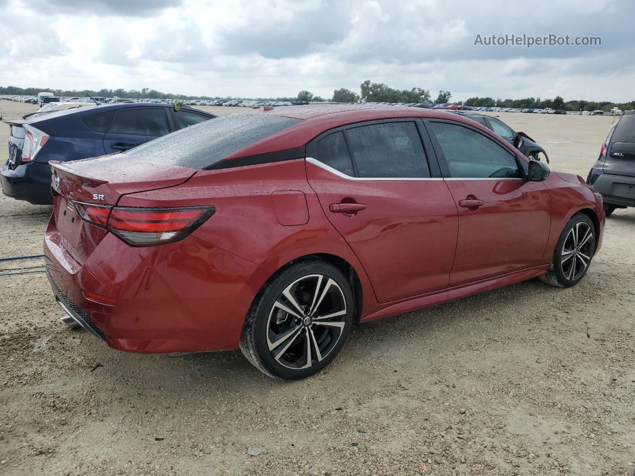 2023 Nissan Sentra Sr Red vin: 3N1AB8DV5PY242174