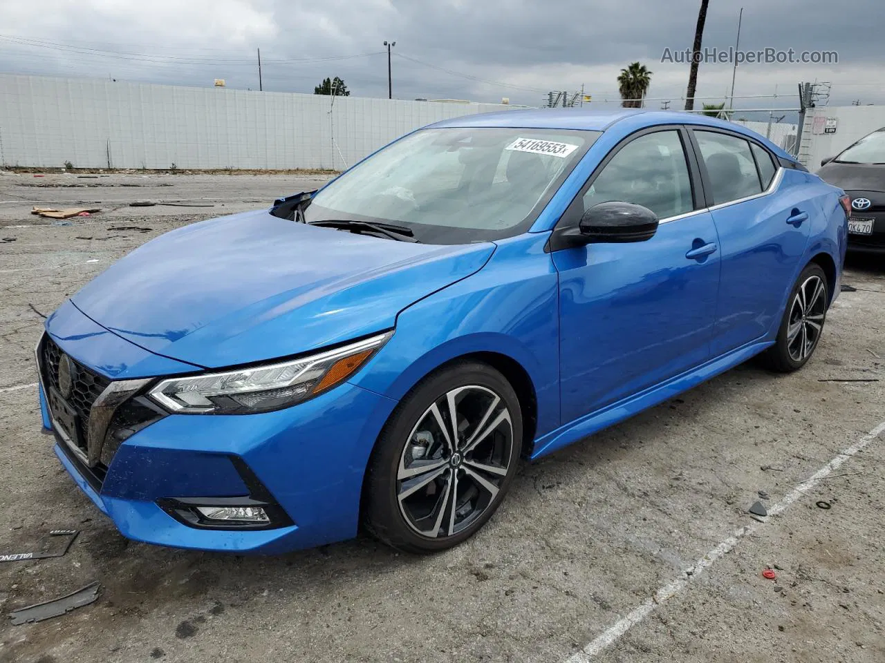 2023 Nissan Sentra Sr Blue vin: 3N1AB8DV5PY244247