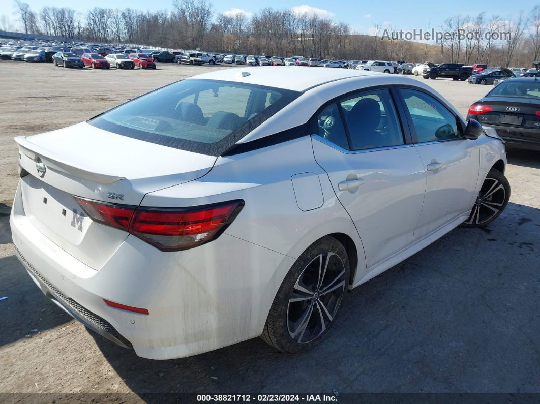 2021 Nissan Sentra Sr Xtronic Cvt White vin: 3N1AB8DV6MY216484