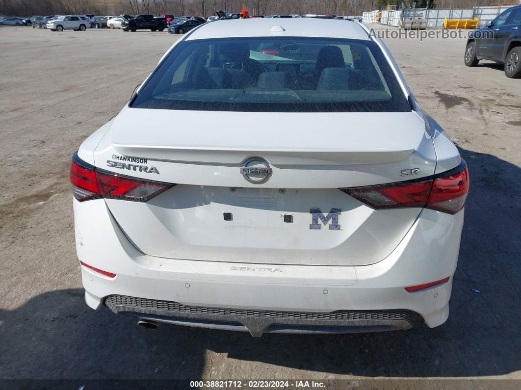 2021 Nissan Sentra Sr Xtronic Cvt White vin: 3N1AB8DV6MY216484