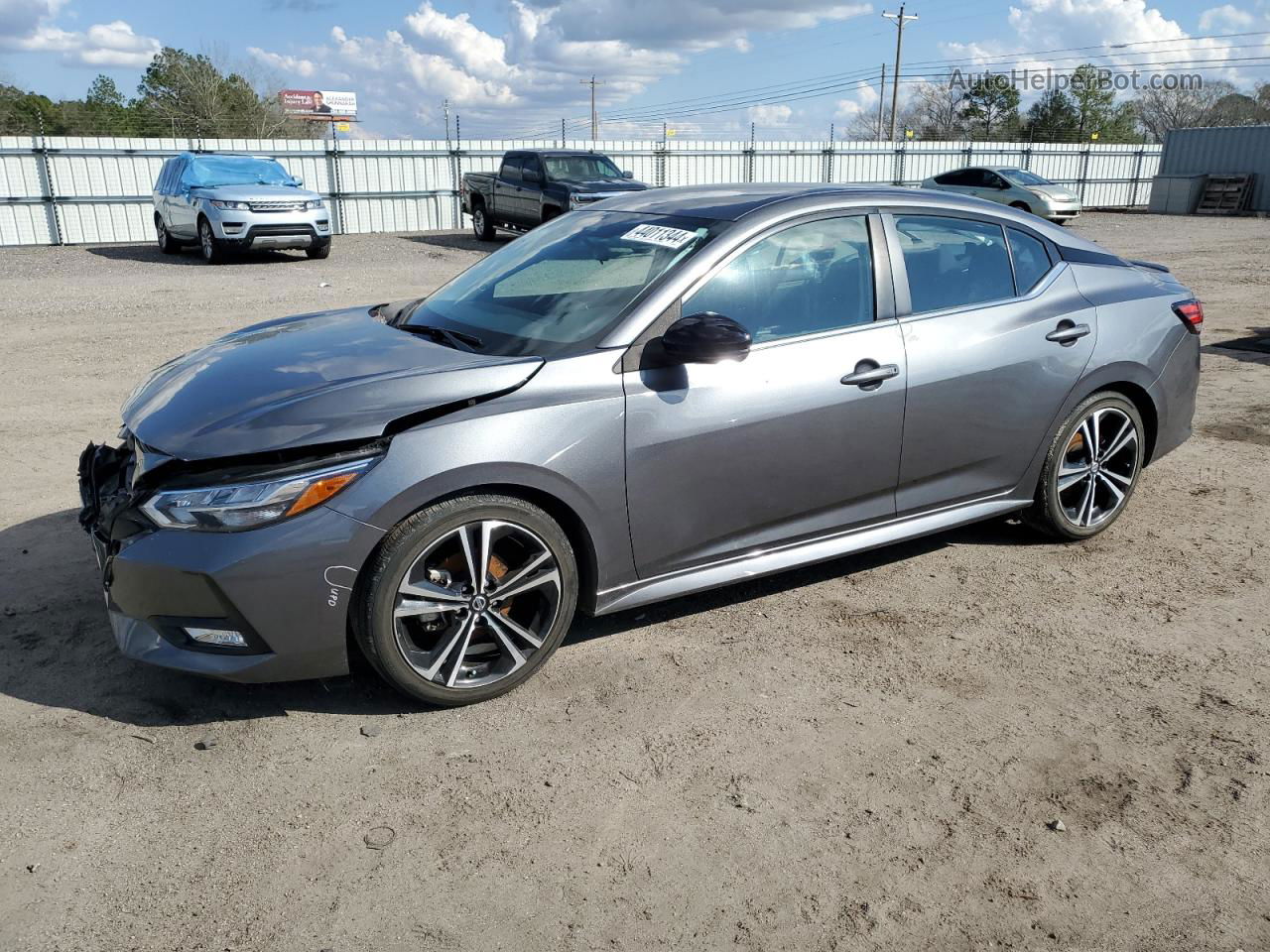 2021 Nissan Sentra Sr Gray vin: 3N1AB8DV6MY226674