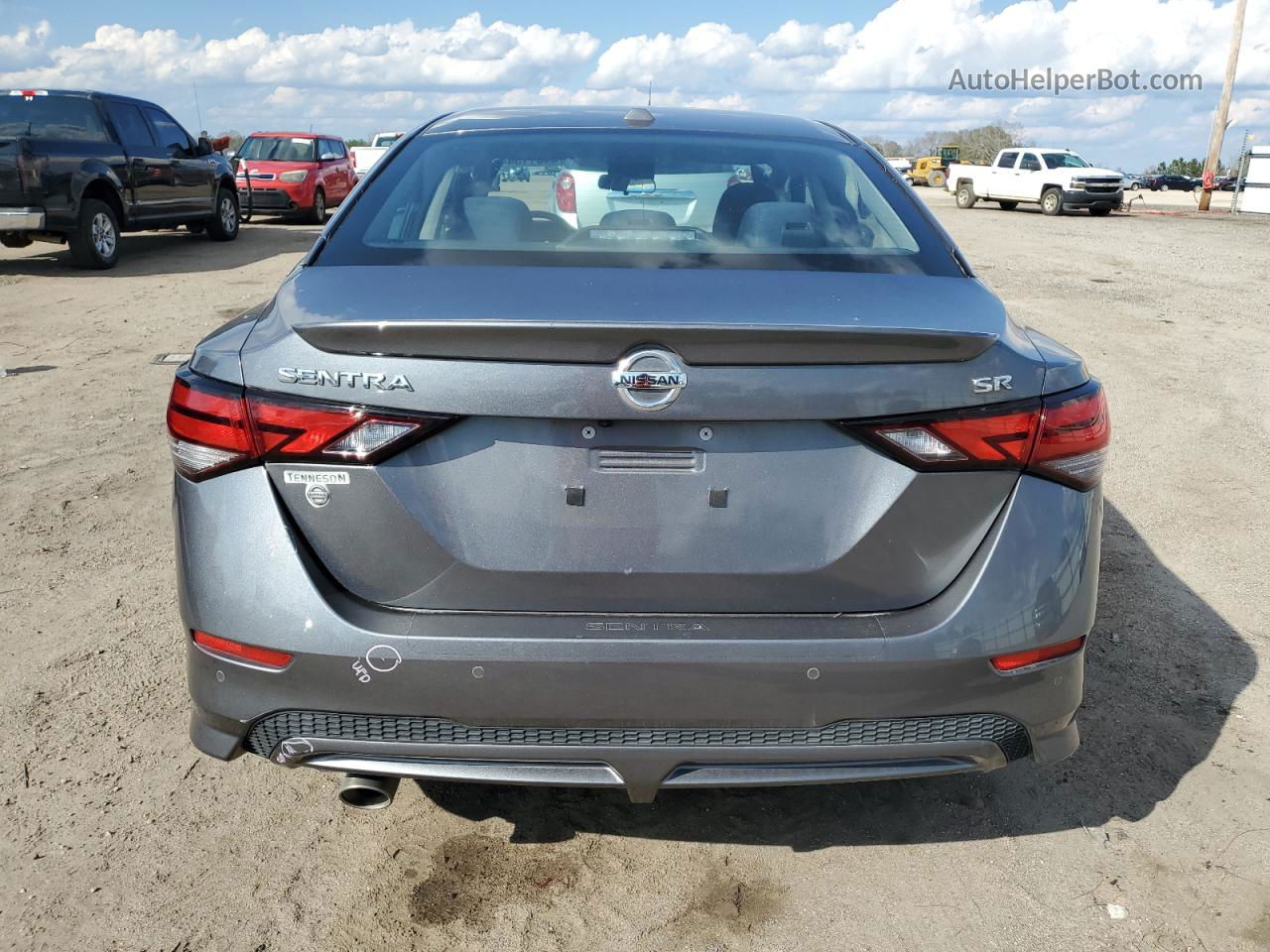 2021 Nissan Sentra Sr Gray vin: 3N1AB8DV6MY226674