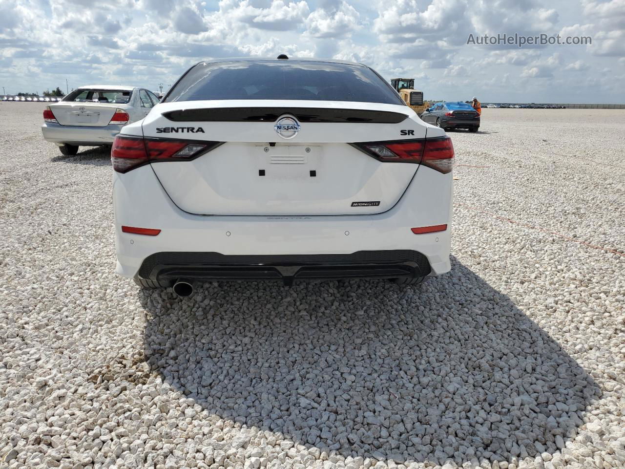 2023 Nissan Sentra Sr White vin: 3N1AB8DV6PY230034