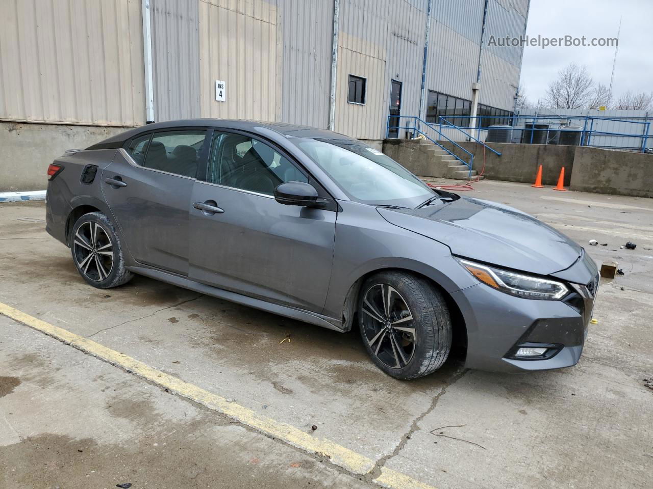 2023 Nissan Sentra Sr Gray vin: 3N1AB8DV6PY281730