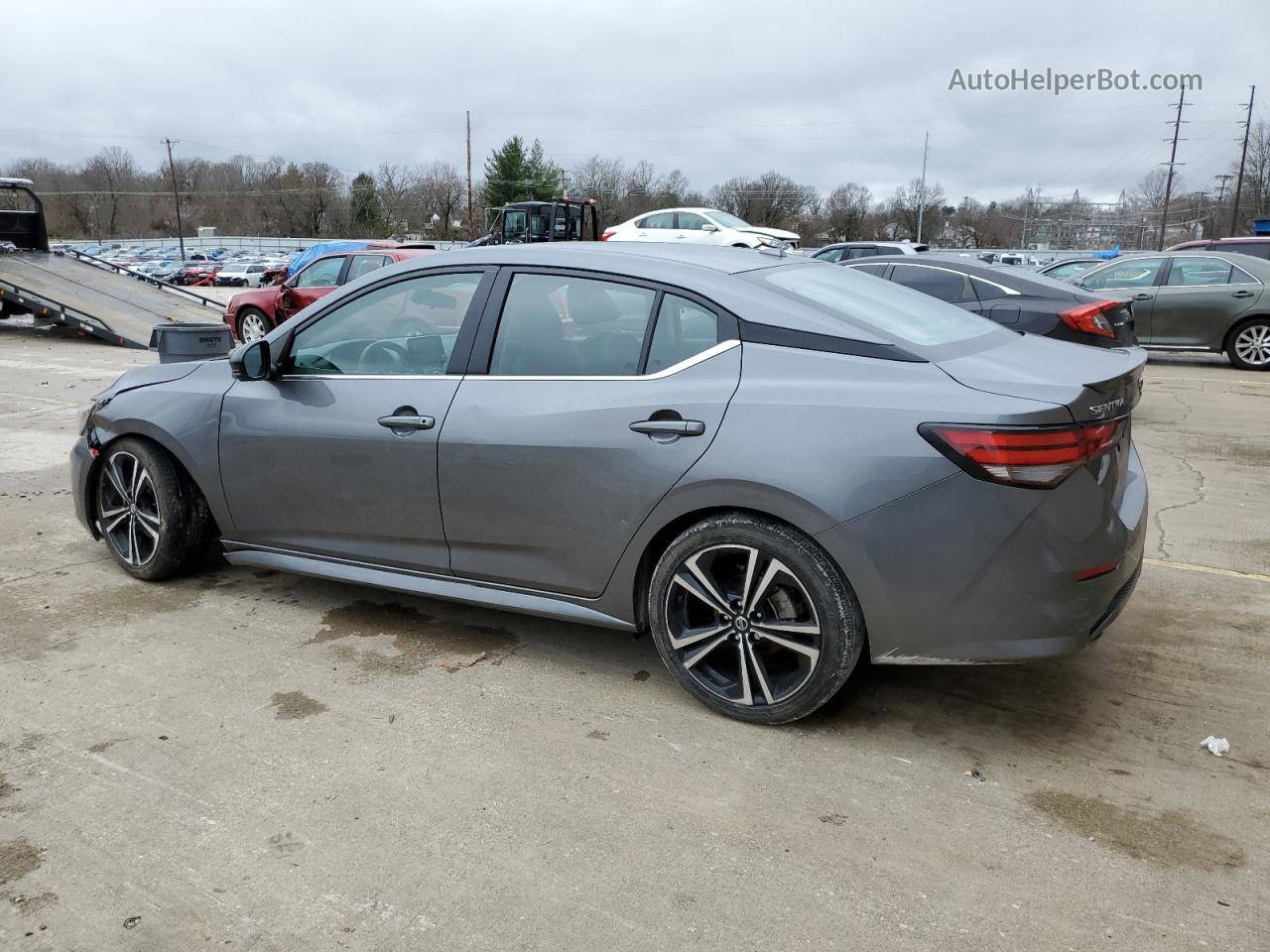 2023 Nissan Sentra Sr Gray vin: 3N1AB8DV6PY281730