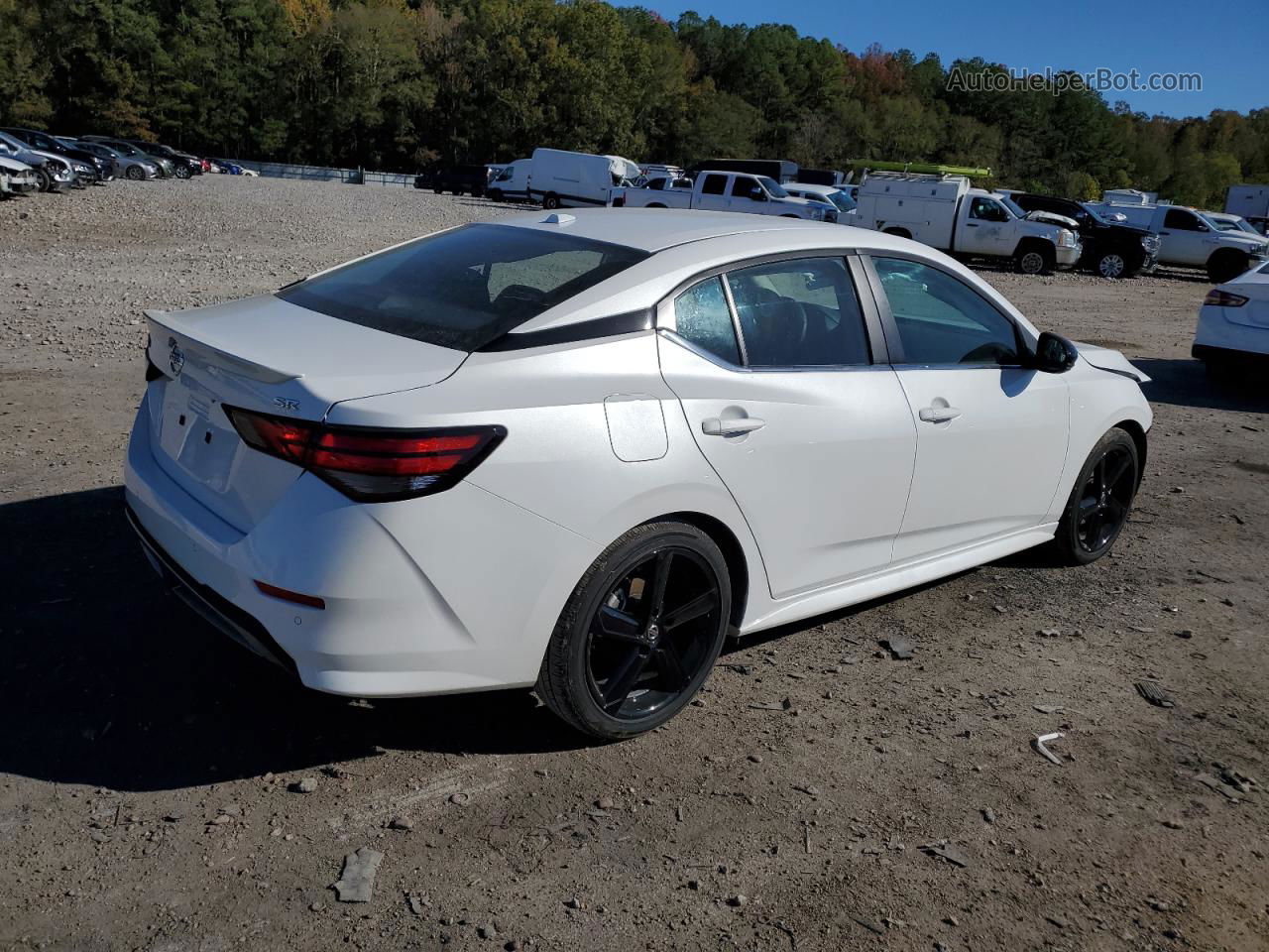 2023 Nissan Sentra Sr White vin: 3N1AB8DV6PY312992