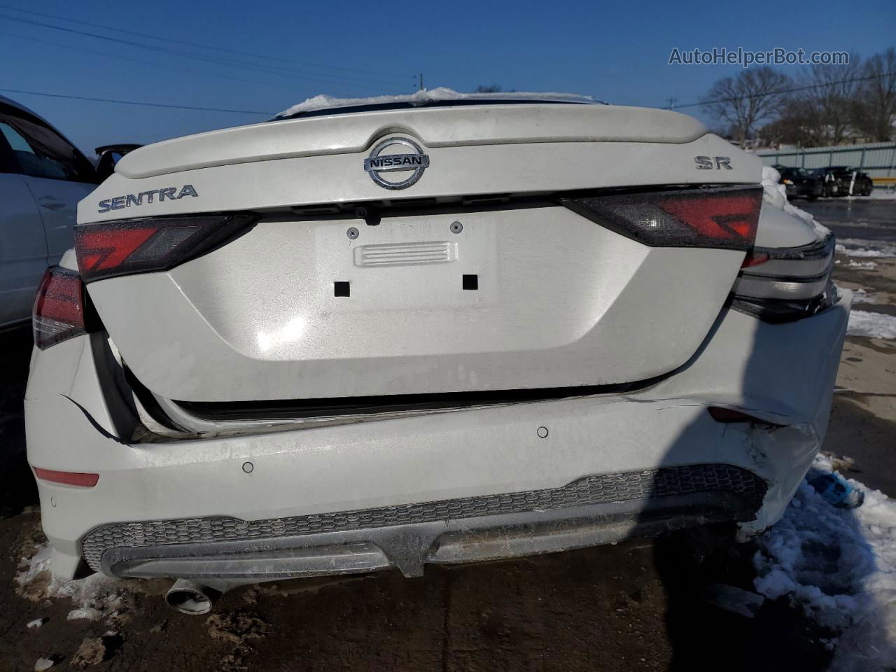 2023 Nissan Sentra Sr White vin: 3N1AB8DV6PY315746