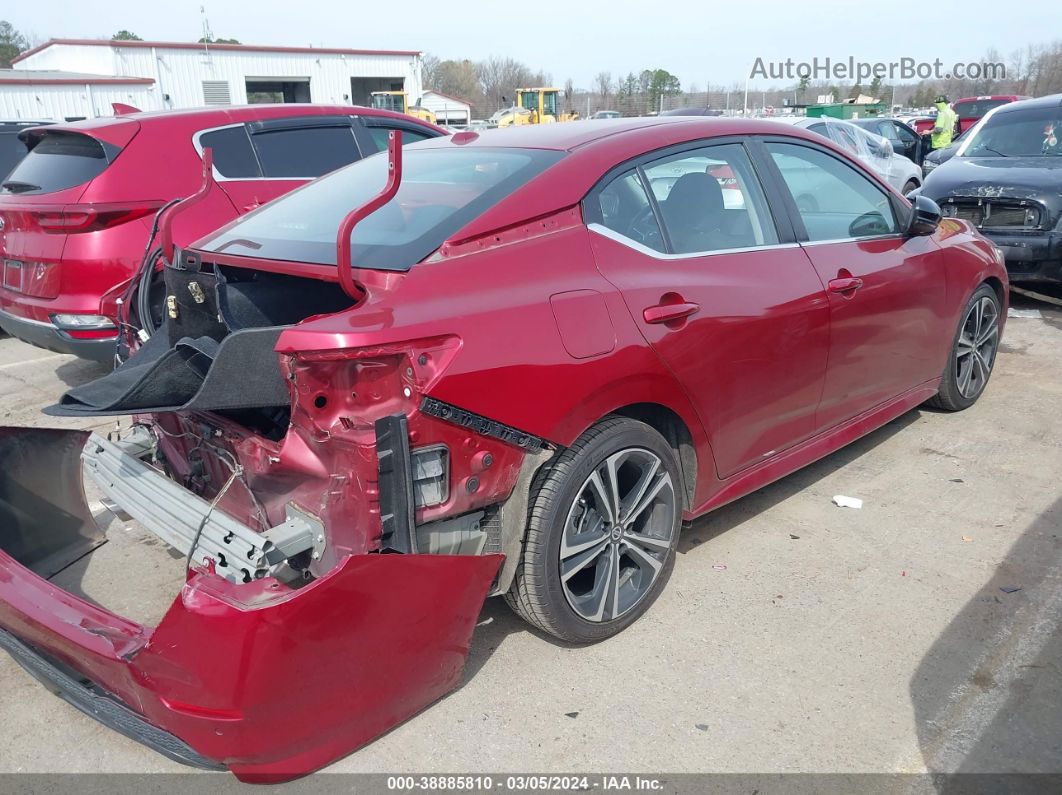 2020 Nissan Sentra Sr Xtronic Cvt Red vin: 3N1AB8DV7LY229128