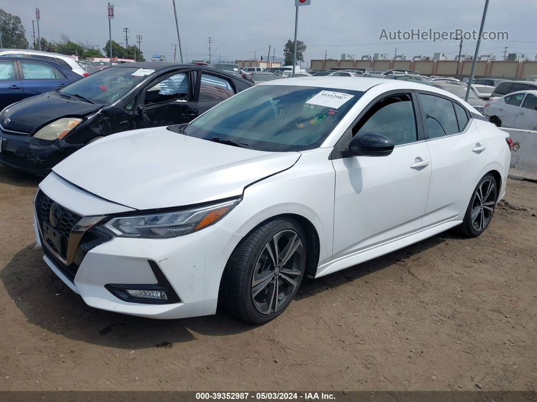 2020 Nissan Sentra Sr Xtronic Cvt White vin: 3N1AB8DV7LY309805