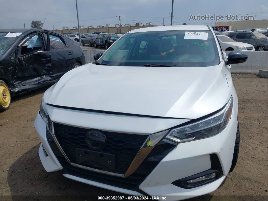 2020 Nissan Sentra Sr Xtronic Cvt White vin: 3N1AB8DV7LY309805