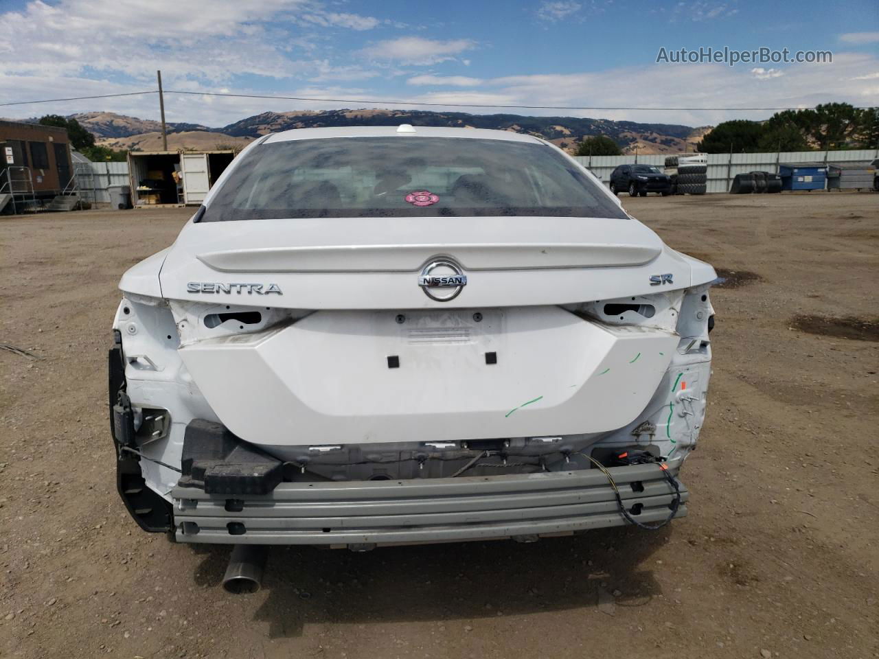 2021 Nissan Sentra Sr White vin: 3N1AB8DV7MY217997