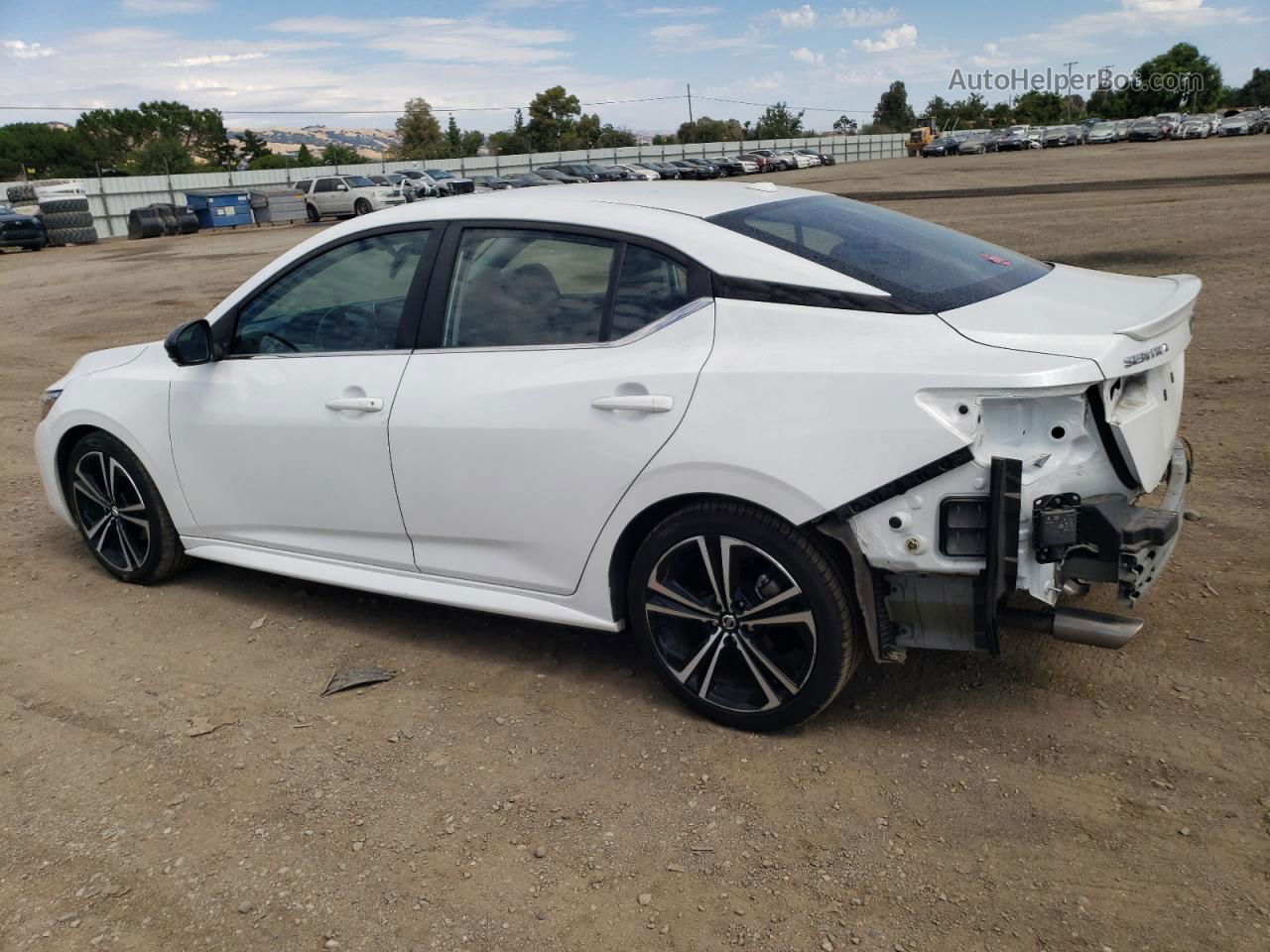 2021 Nissan Sentra Sr White vin: 3N1AB8DV7MY217997