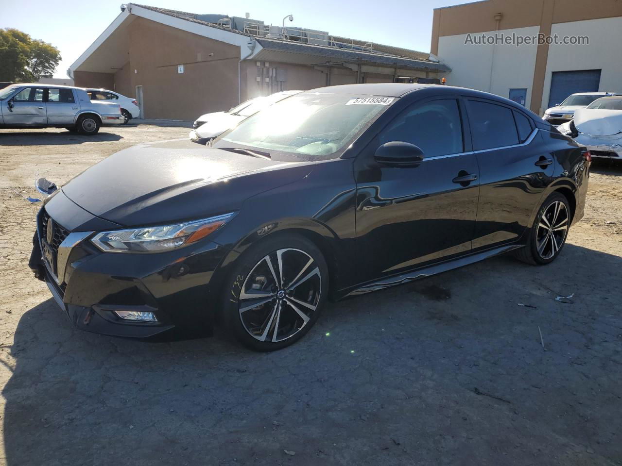 2021 Nissan Sentra Sr Black vin: 3N1AB8DV7MY218907