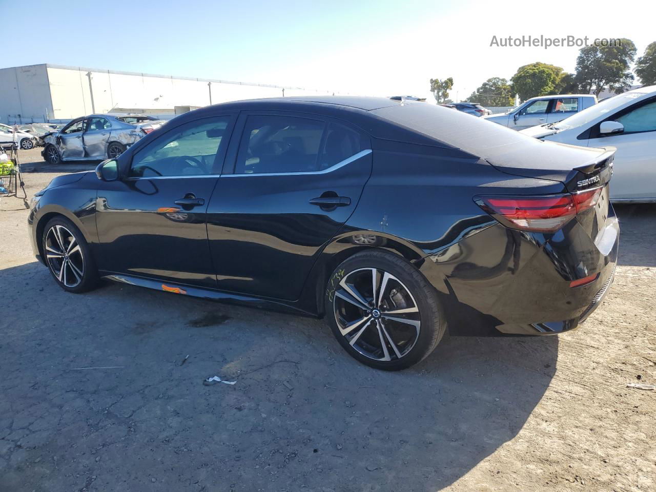 2021 Nissan Sentra Sr Black vin: 3N1AB8DV7MY218907