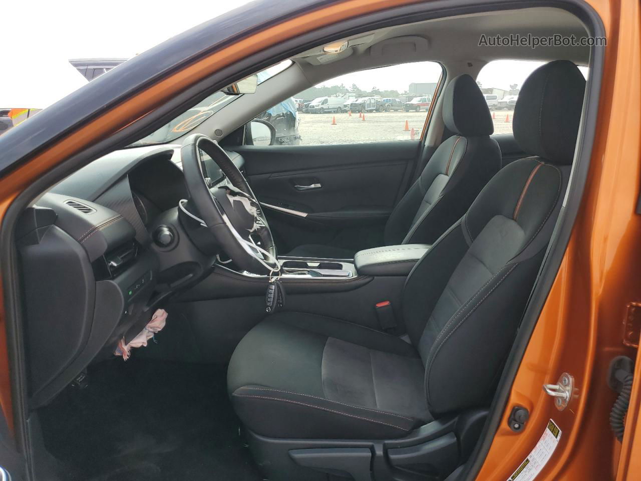 2021 Nissan Sentra Sr Orange vin: 3N1AB8DV7MY275026