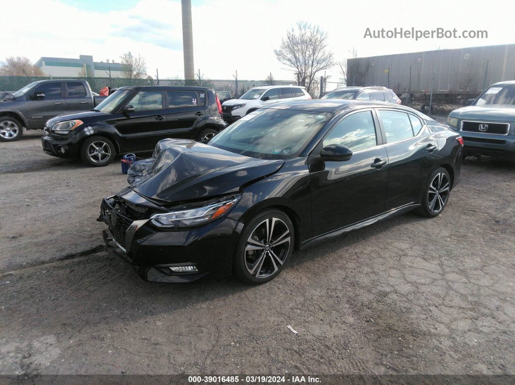 2020 Nissan Sentra Sr Xtronic Cvt Black vin: 3N1AB8DV8LY303611