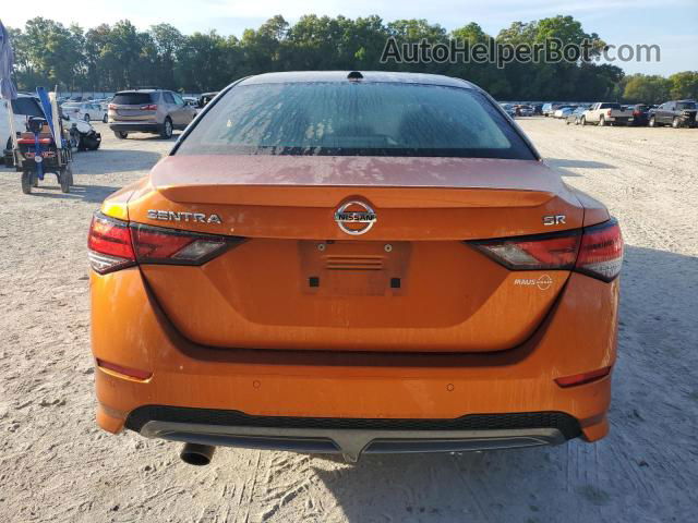 2020 Nissan Sentra Sr Orange vin: 3N1AB8DV8LY308551