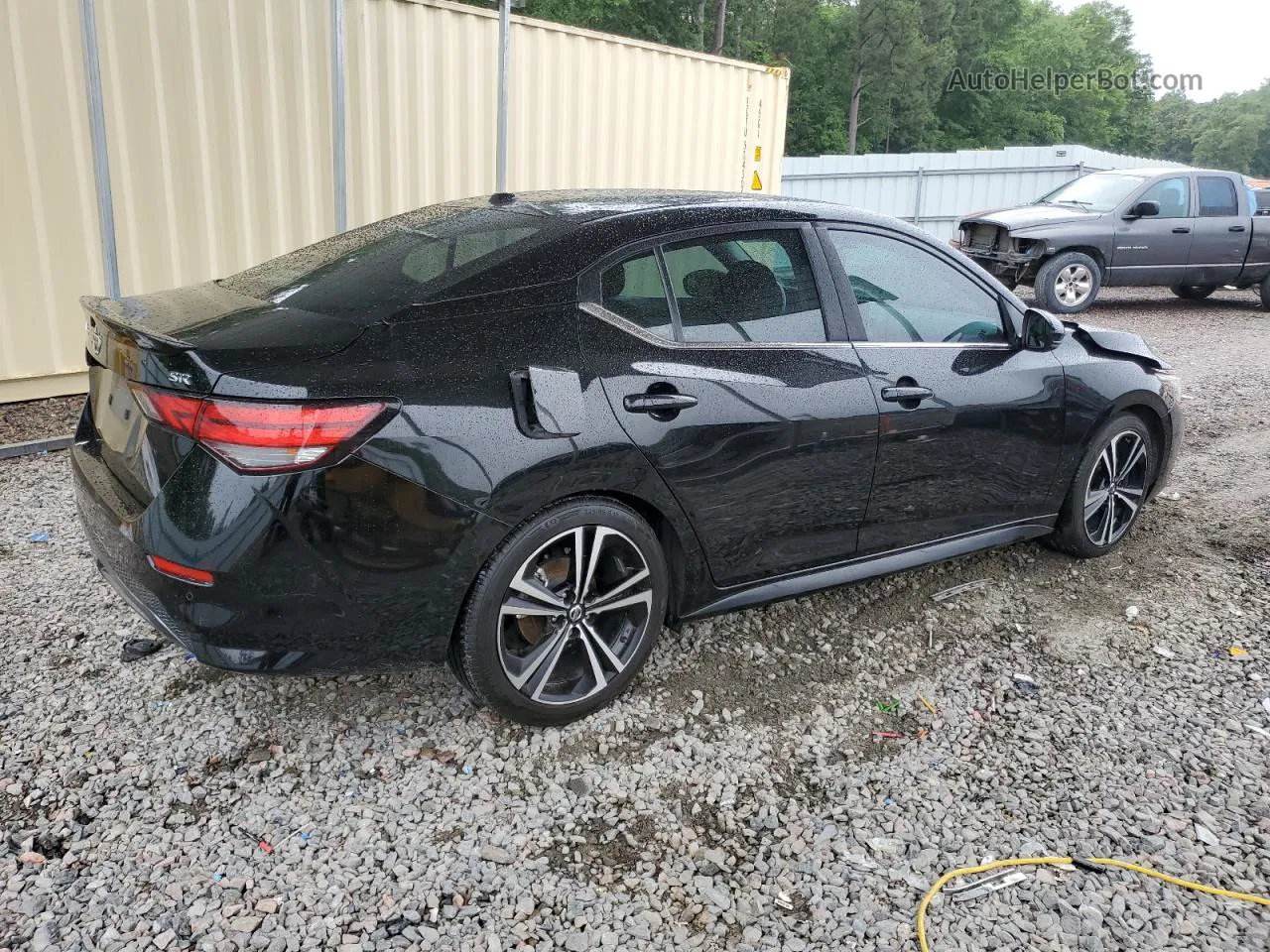 2021 Nissan Sentra Sr Black vin: 3N1AB8DV8MY238180