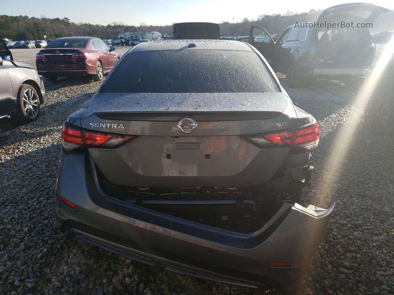 2023 Nissan Sentra Sr Gray vin: 3N1AB8DV8PY259597
