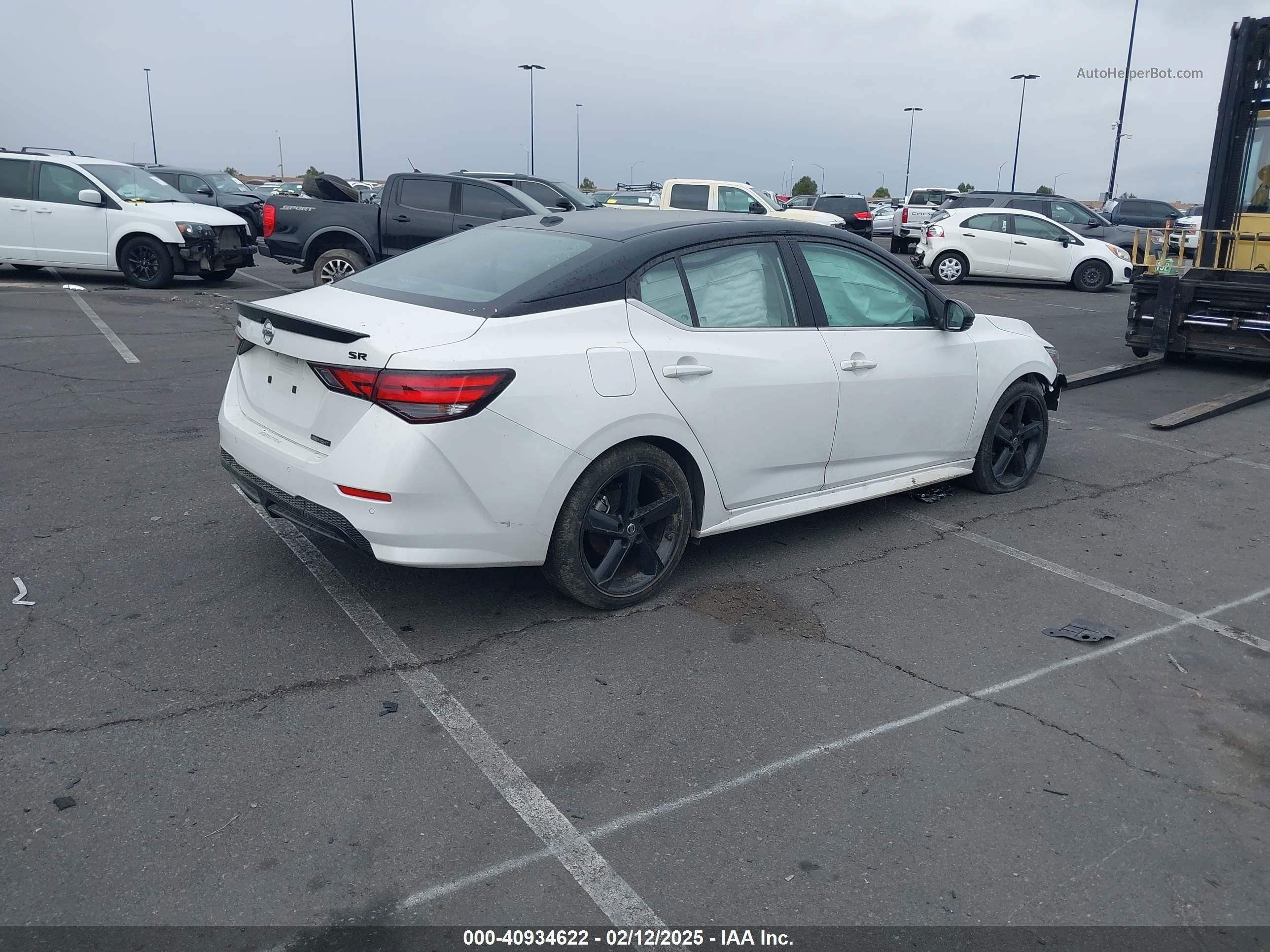 2023 Nissan Sentra Sr Xtronic Cvt Белый vin: 3N1AB8DV8PY289134
