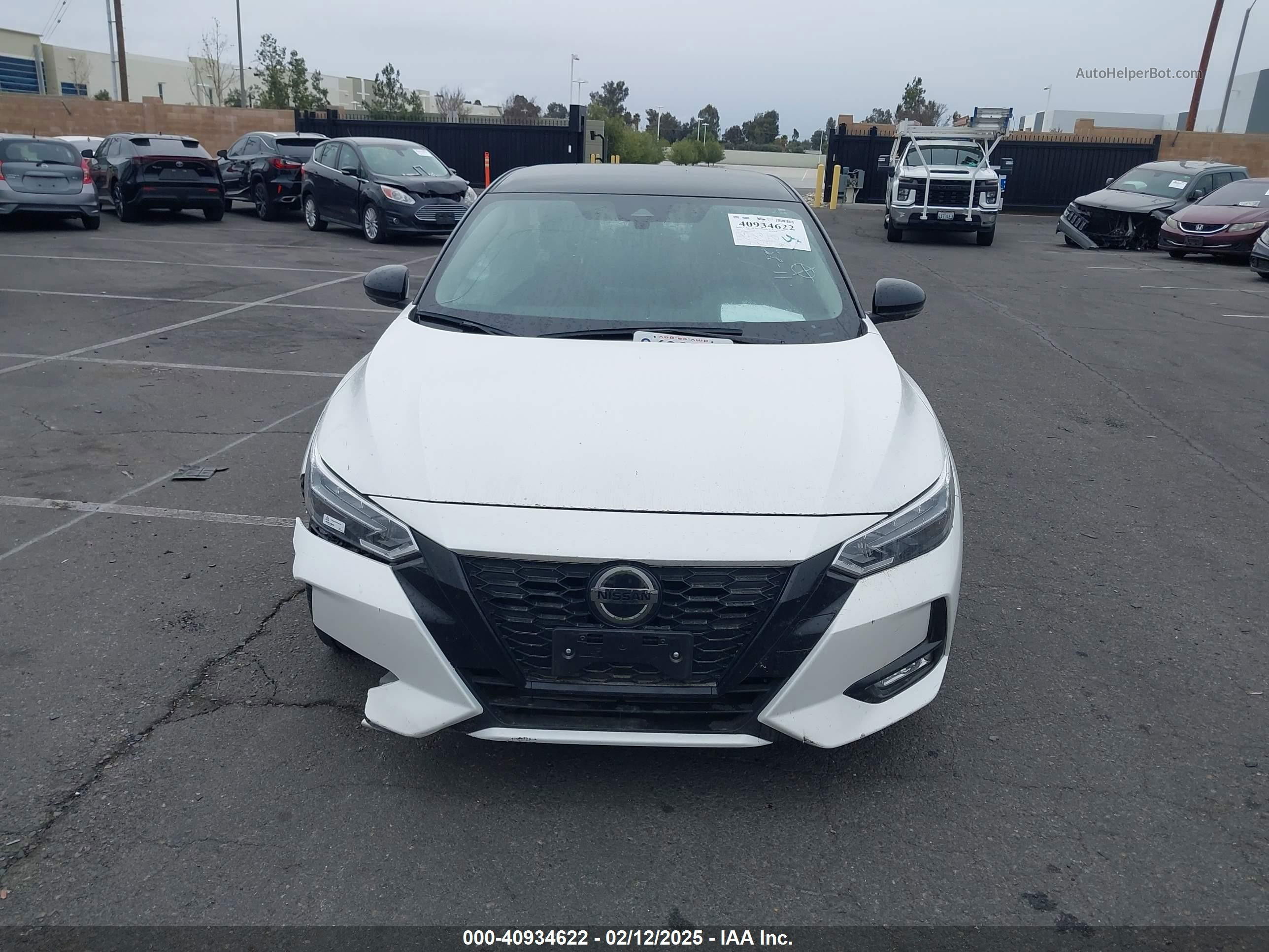 2023 Nissan Sentra Sr Xtronic Cvt Белый vin: 3N1AB8DV8PY289134