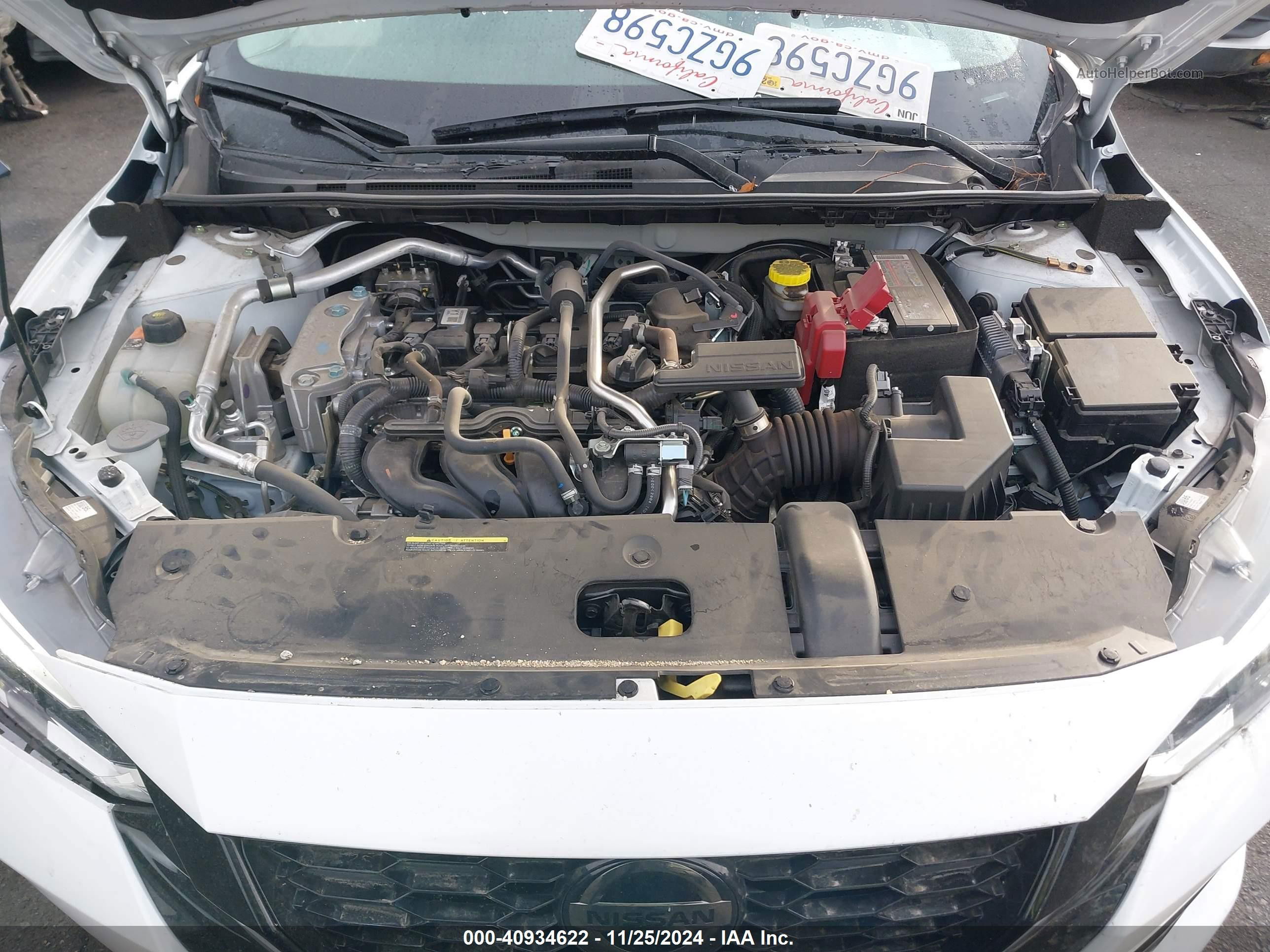 2023 Nissan Sentra Sr Xtronic Cvt Белый vin: 3N1AB8DV8PY289134