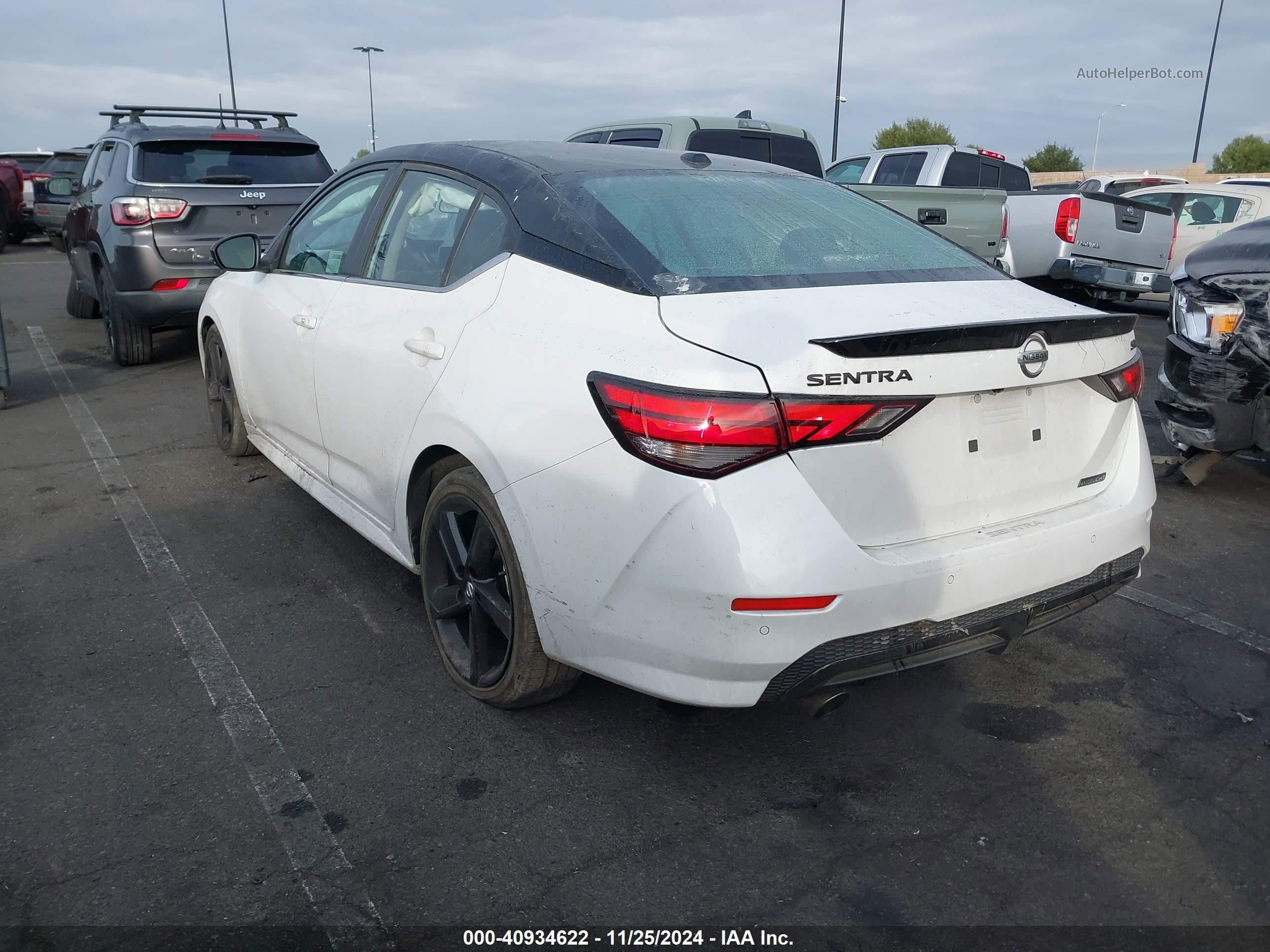 2023 Nissan Sentra Sr Xtronic Cvt Белый vin: 3N1AB8DV8PY289134