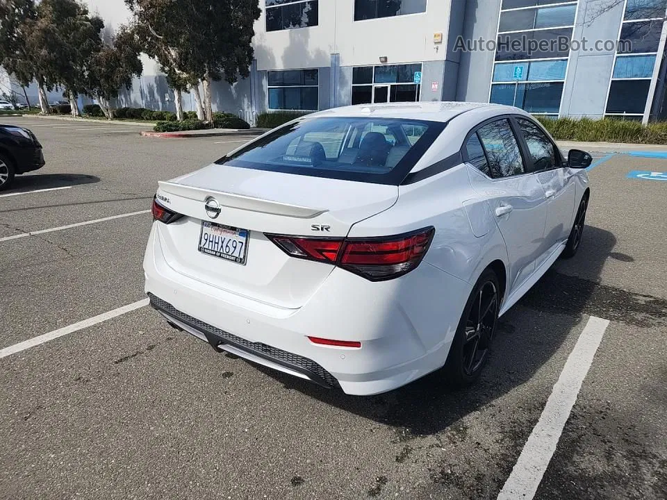 2023 Nissan Sentra Sr White vin: 3N1AB8DV8PY322603