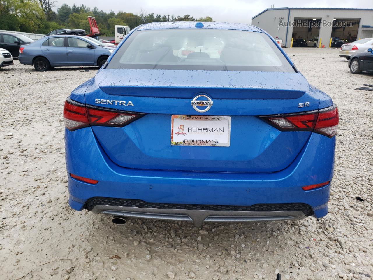 2023 Nissan Sentra Sr Blue vin: 3N1AB8DV8PY322648