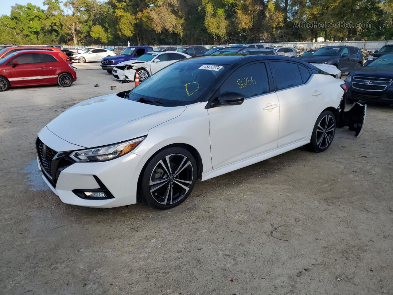 2020 Nissan Sentra Sr Two Tone vin: 3N1AB8DV9LY206725