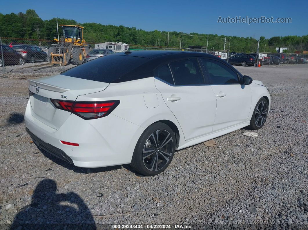 2020 Nissan Sentra Sr Xtronic Cvt White vin: 3N1AB8DV9LY286849