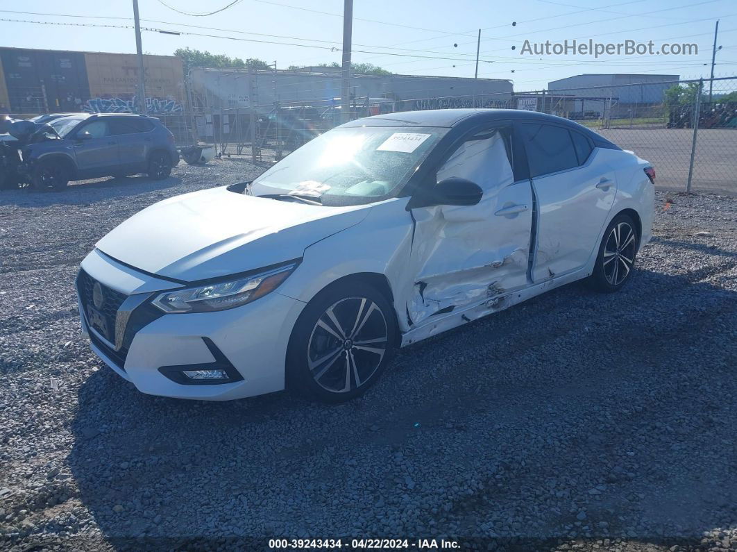 2020 Nissan Sentra Sr Xtronic Cvt White vin: 3N1AB8DV9LY286849