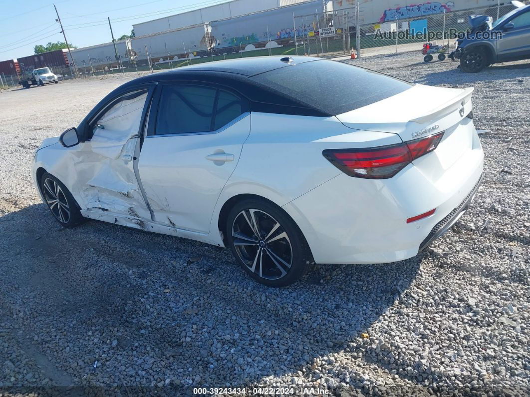 2020 Nissan Sentra Sr Xtronic Cvt White vin: 3N1AB8DV9LY286849