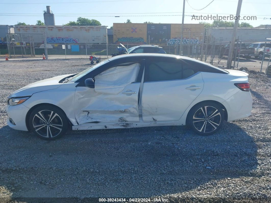 2020 Nissan Sentra Sr Xtronic Cvt White vin: 3N1AB8DV9LY286849