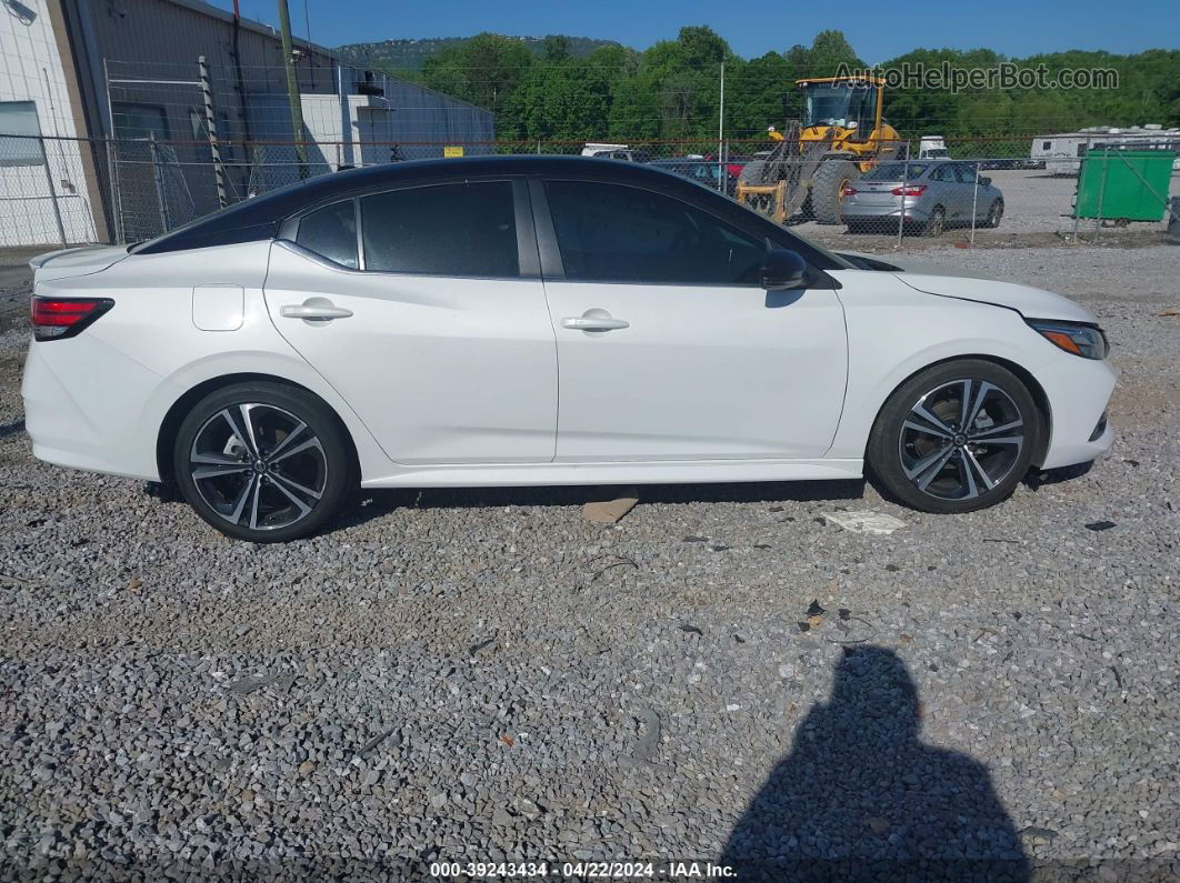 2020 Nissan Sentra Sr Xtronic Cvt White vin: 3N1AB8DV9LY286849