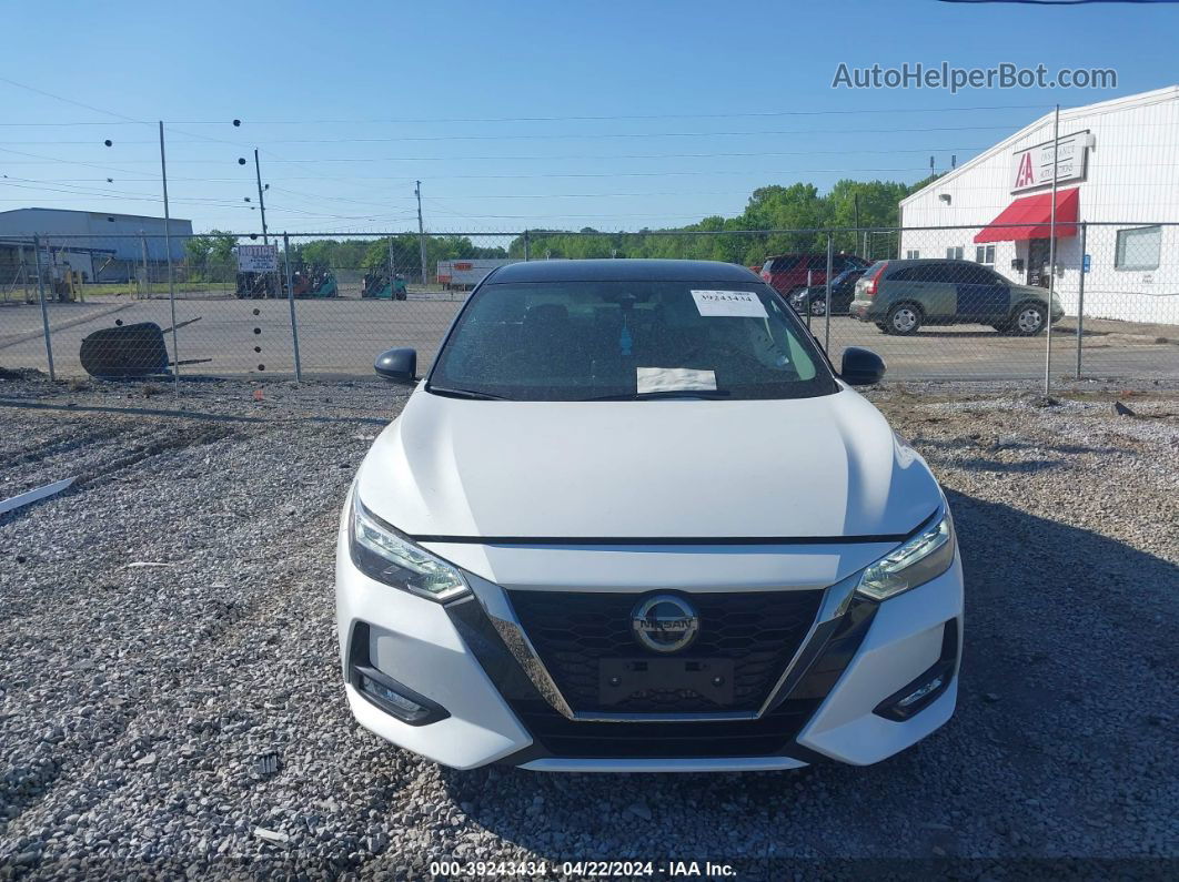 2020 Nissan Sentra Sr Xtronic Cvt White vin: 3N1AB8DV9LY286849