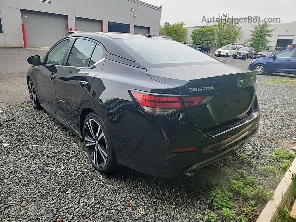 2021 Nissan Sentra Sr Black vin: 3N1AB8DV9MY261998